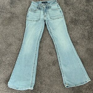 Aeropostale light wash low rise flare jeans Size 000